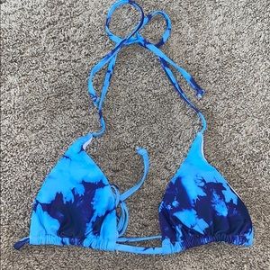tie dye bikini top